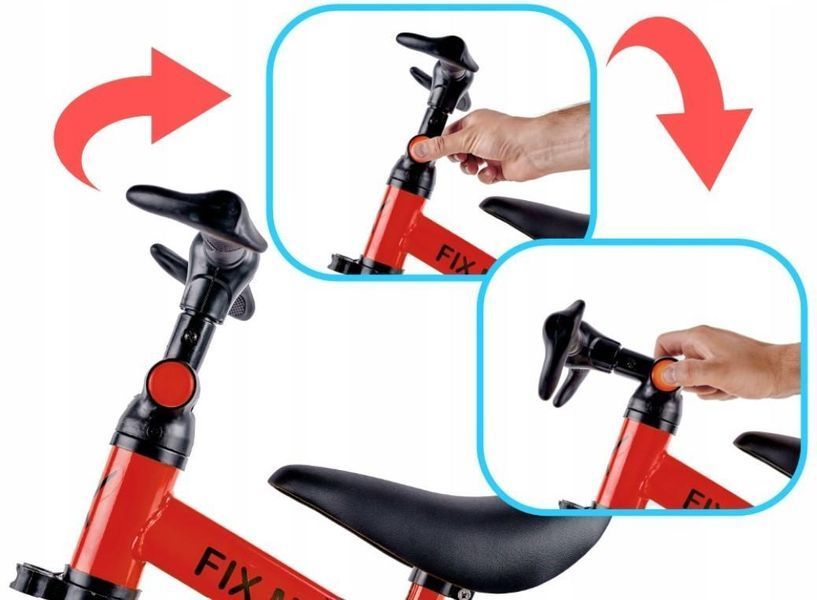 Триколісний велосипед Біговел Ikonka Trike Fix 3в1 велобіг 3в1 Червоний 00000001917 фото