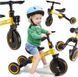Триколісний велосипед Біговел Ikonka Trike Fix 3в1 велобіг 3в1 Жовтий 00000001918 фото 1