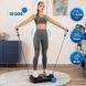Тренувальна віброплатформа масажер з пультом дистанційного керування GYMTEK Light вібраційна степ-платформа з експандерами Gold id_1247 фото 5