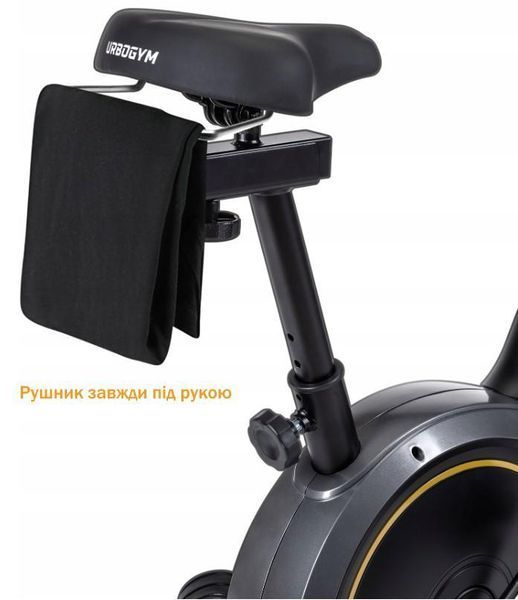 Магнітний вертикальний велотренажер фітнес-велосипед Urbogym із системою електромагнітного опору до 130 кг електромагнітний id_1286 фото