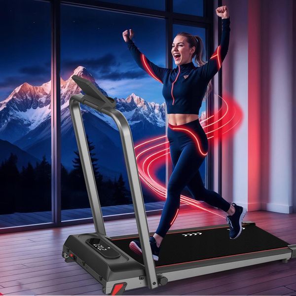 Електрична бігова доріжка P100 Stride Walking Pad з кутом нахилу 7%, компактна доріжка для ходьби під стіл для дому та офісу (10 3031298639 фото