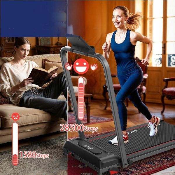 Електрична бігова доріжка P100 Stride Walking Pad з кутом нахилу 7%, компактна доріжка для ходьби під стіл для дому та офісу (10 3031298639 фото