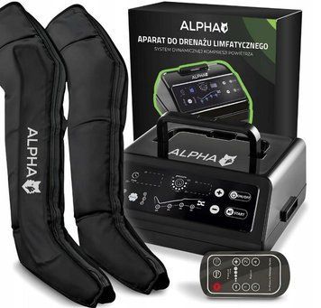 Лімфодренажний масажер Alpha апарат для пресотерапії та лімфодренажу Повітряно-компресійний масажер для ніг id_1288 фото